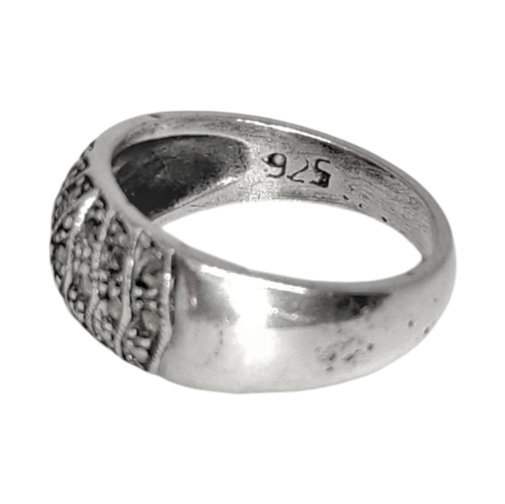 Marcasite Sterling Silver Ring - Picture 3 of 5